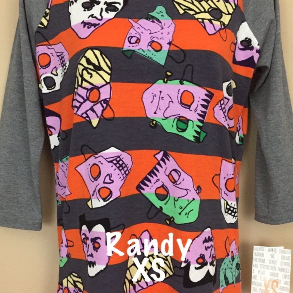 LuLaRoe Randy Baseball T new with tags